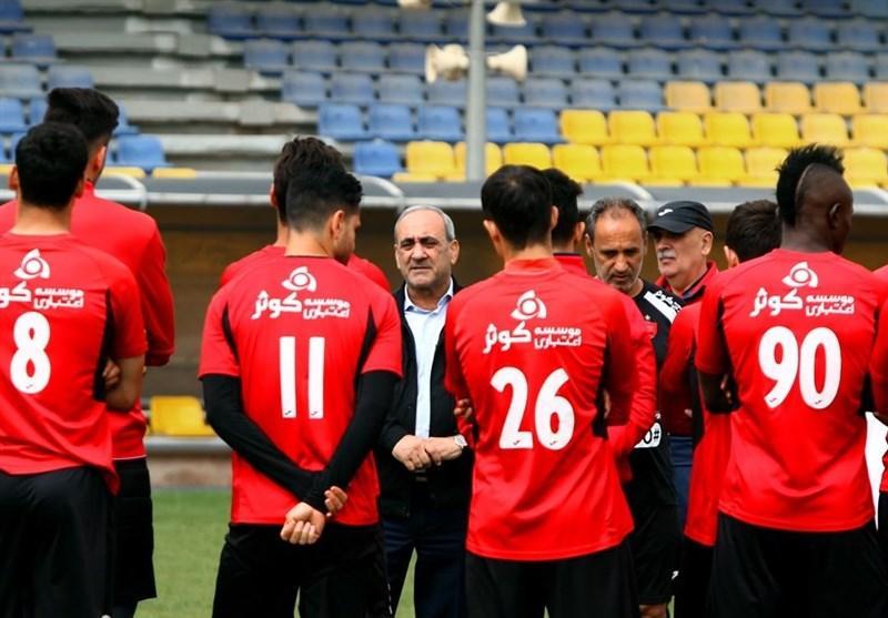 حضور گرشاسبی در اردوی پرسپولیس + عکس حضور گرشاسبی در اردوی پرسپولیس + عکس