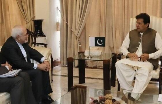 ظریف با عمران خان دیدار کرد ظریف با عمران خان ملاقات کرد