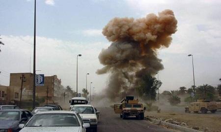 انفجار بمب در مسیر کاروان لجستیک ائتلاف بین المللی در عراق انفجار بمب در جهت کاروان لجستیک ائتلاف بین المللی در عراق