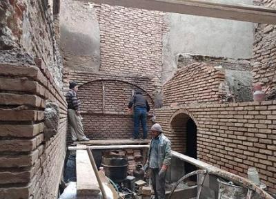 بازسازی ساختمان: بازسازی و احیا طاق های فرسوده سرای میرزا شفیع بازار جهانی تبریز